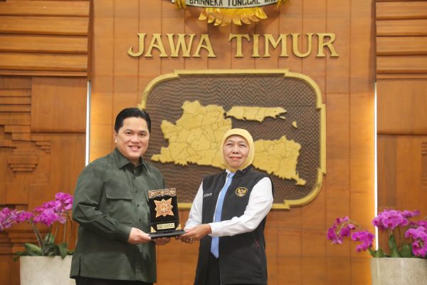 Erick Thohir Apresiasi Dukungan Gubernur Khofifah untuk PSSI dan Sepak Bola Daerah
